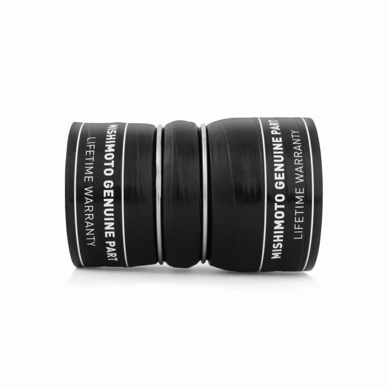 Mishimoto Intercooler Hose Coupling, Black, Silicone, With Four Boots/ Eight T-Bolt Clamps – MMBK-F2D-99BK