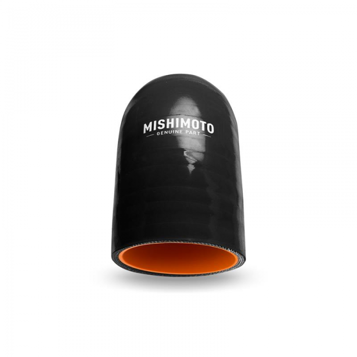 Mishimoto Air Intake Hose Coupler, 1.75 Inch Inlet Diameter: 90 Degree, Black, Silicone – MMCP-17590BK