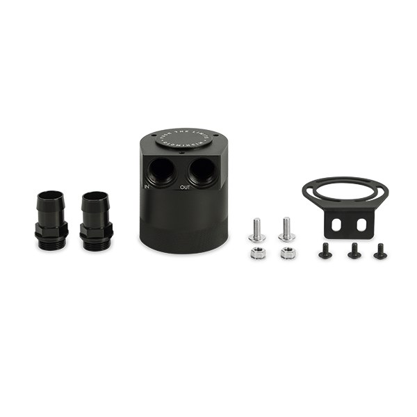 Mishimoto Catch Can, For Storing Excess Oil, 3.54 Inch Outside Diameter X 4.17 Inch Height, 5.3 Ounce Capacity – MMBCC-HF