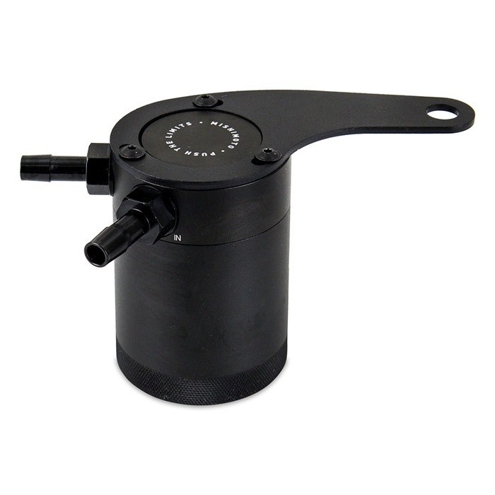 Mishimoto Catch Can, Protects Intake System from Oil Vapor, 3 Ounce Capacity, Anodized, Black, Aluminum – MMBCC-K2-14