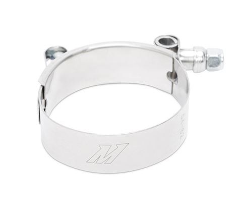 Mishimoto Hose Clamp, 2.12 Inch to 2.44 Inch Clamping Range, T-Bolt Style, Stainless Steel, Single – MMCLAMP-225