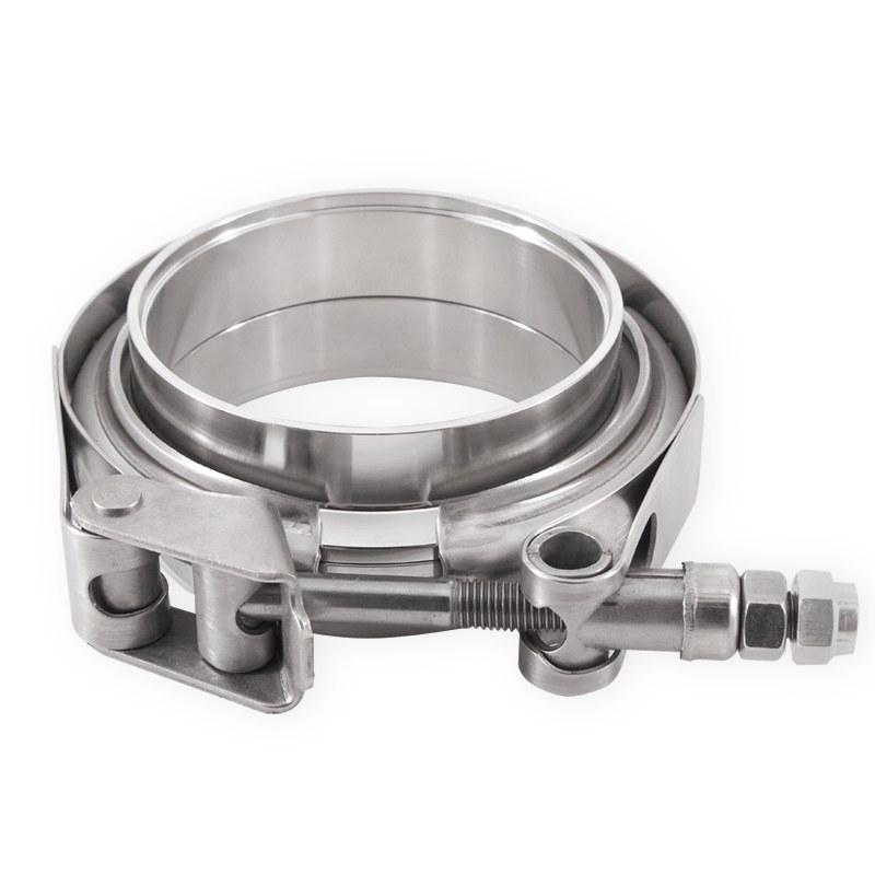 Mishimoto V Band Clamp, For Use with 3 Inch Maximum Clamp Diameter, Stainless Steel – MMCLAMP-VS-3