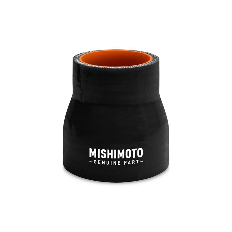 Mishimoto Air Intake Hose Coupler, 2 Inch Inlet Inner Diameter to 2-1/2 Inch Outlet Inner Diameter and 3 Inch Length, Black, Silicone – MMCP-2025BK