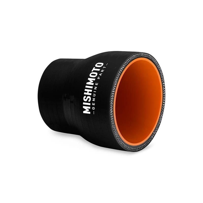 Mishimoto Air Intake Hose Coupler, 2 Inch Inlet Inner Diameter to 2-1/2 Inch Outlet Inner Diameter and 3 Inch Length, Black, Silicone – MMCP-2025BK