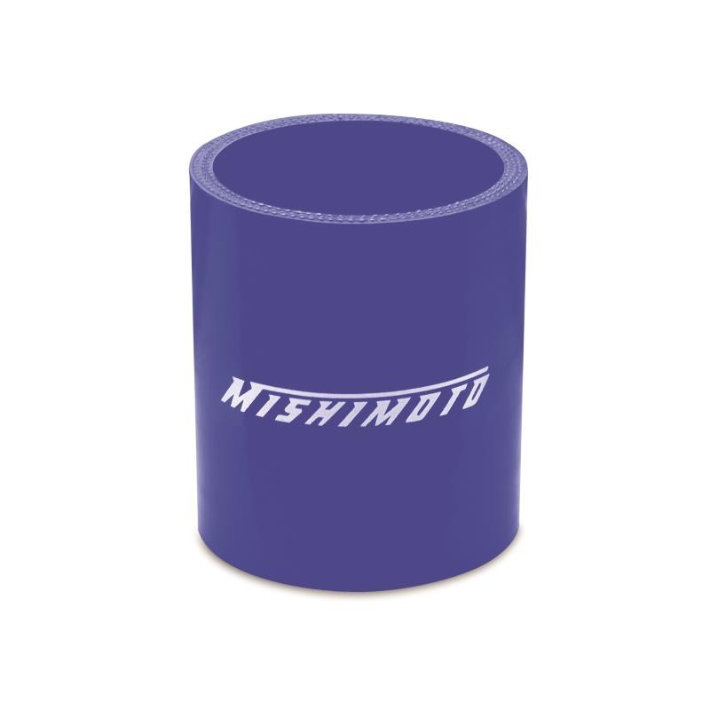 Mishimoto Air Intake Hose Coupler, 2-1/4 Inch Inlet/ Outlet Inner Diameter and 3 Inch Length: Straight, Blue, Silicone – MMCP-225SBL