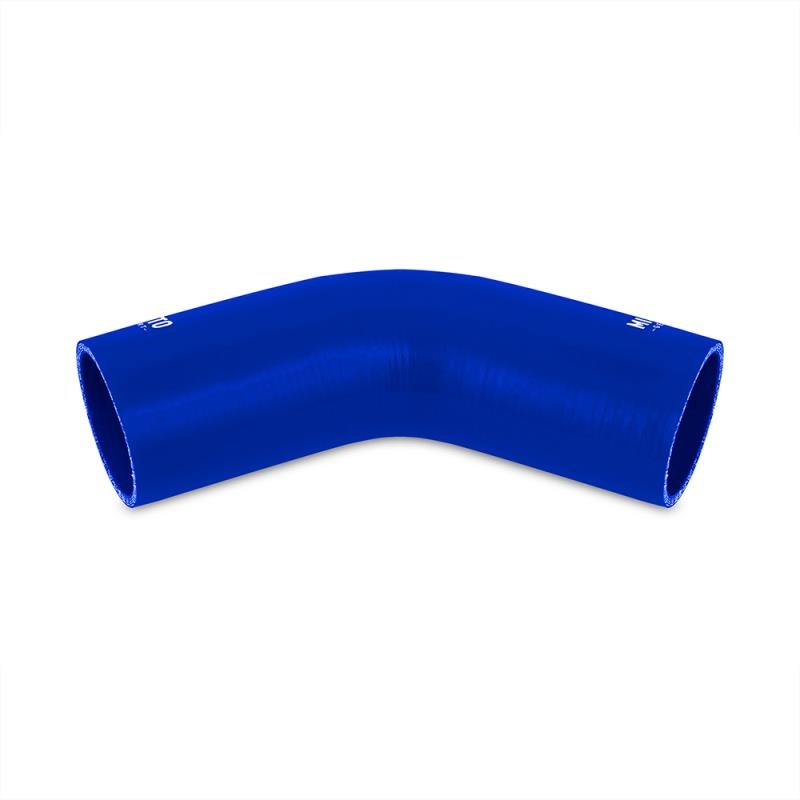 Mishimoto Air Intake Hose Coupler, 2-1/2 Inch Inlet/ Outlet Inner Diameter, 45 Degree, Blue, Silicone – MMCP-2545BL