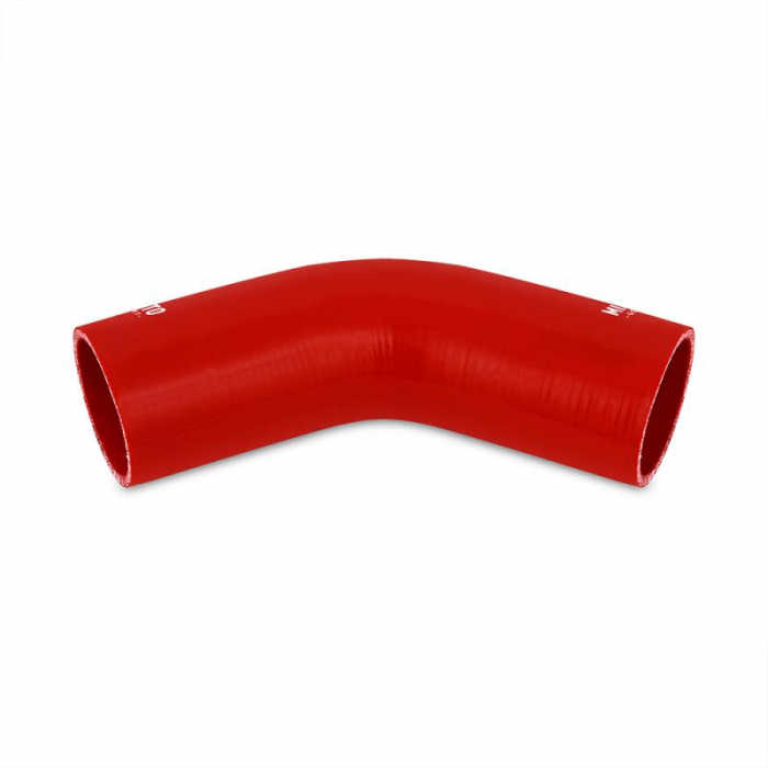 Mishimoto Air Intake Hose Coupler, 4 Inch Inlet Diameter: 45 Degree, Red, Silicone – MMCP-4045RD