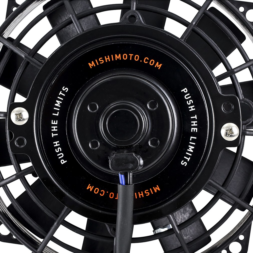 Mishimoto Cooling Fan, Electric Fan, 415 Cubic Feet Per Minute (cfm), 6 Inch Diameter, 10 Blade, Puller, 3000 RPM, With 4 Mounting Tabs – MMFAN-6