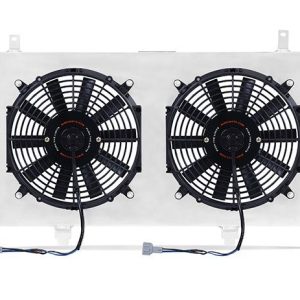 Mishimoto Cooling Fan, Electric Fan, 2300 Cubic Feet Per Minute (cfm), 28.5 Inch Length X 18.7 Inch Height X 3-1/2 Inch Depth – MMFS-350Z-03