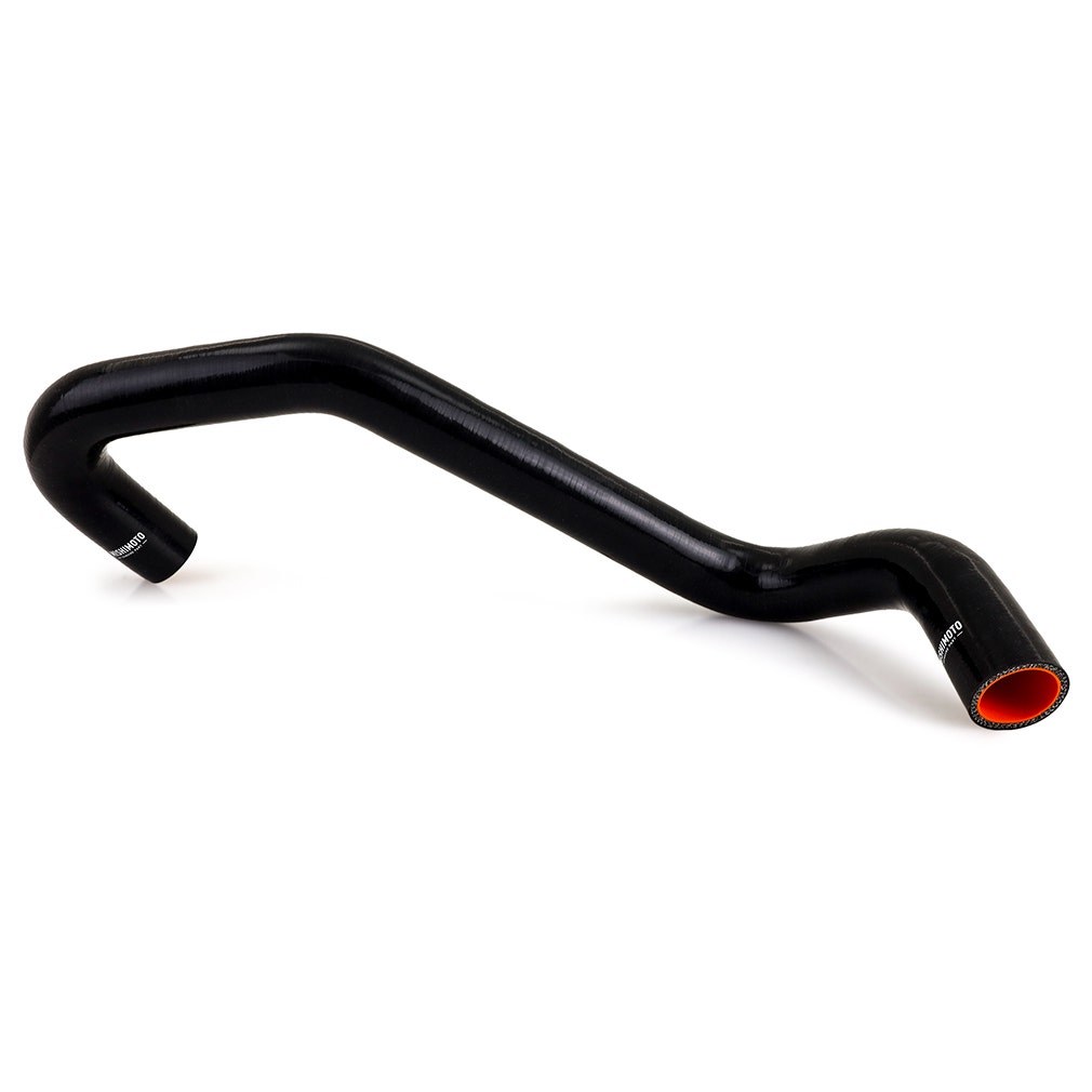 Mishimoto Radiator Hose, Black, Silicone, 330 Degree Fahrenheit Maximum Temperature, With Two Radiator Hoses and Worm-Gear Clamps – MMHOSE-F2D-01RRBK