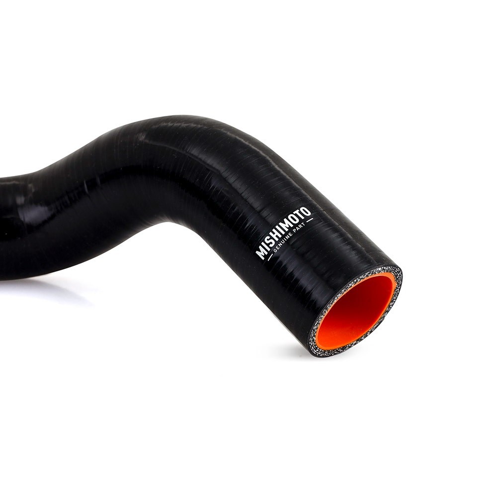 Mishimoto Radiator Hose, Black, Silicone, 330 Degree Fahrenheit Maximum Temperature, With Two Radiator Hoses and Worm-Gear Clamps – MMHOSE-F2D-99RRBK