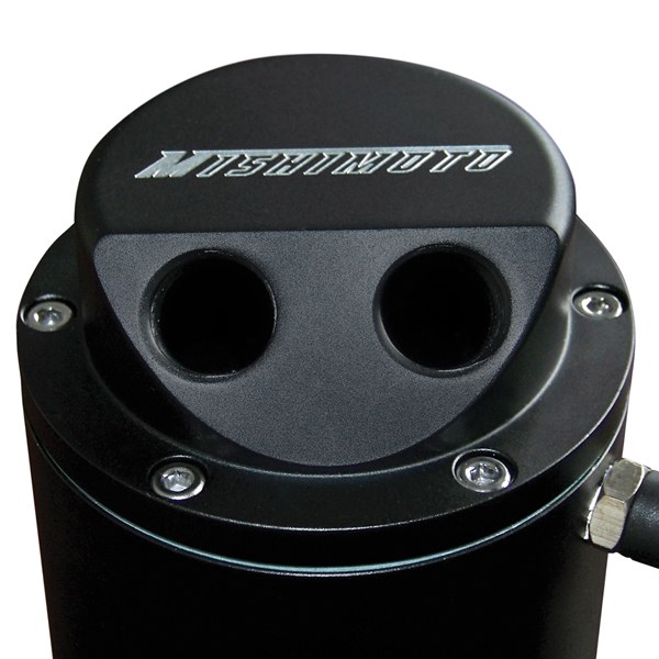 Mishimoto Catch Can, For Storing Excess Oil, 3-1/4 Inch Diameter X 5 Inch Height, 16 Ounce Capacity – MMOCC-RB