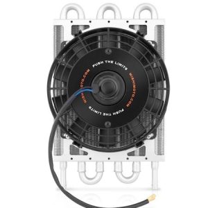 Mishimoto Fluid Cooler, For Transmission Fluid, 12.8 Inch Length X 7-1/2 Inch Height X 2.36 Inch Depth Overall Dimension, 2 Row Cooler – MMOC-F