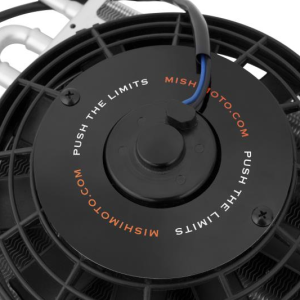 Mishimoto Fluid Cooler, For Transmission Fluid, 12.8 Inch Length X 7-1/2 Inch Height X 2.36 Inch Depth Overall Dimension, 2 Row Cooler – MMOC-F