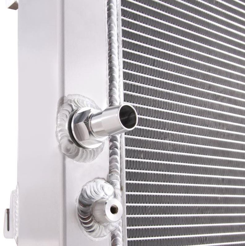 Mishimoto Radiator, 24 Inch Length X 17 Inch Height X 2 Inch Depth Core Dimension, Dual Core Rows – MMRAD-C6-05