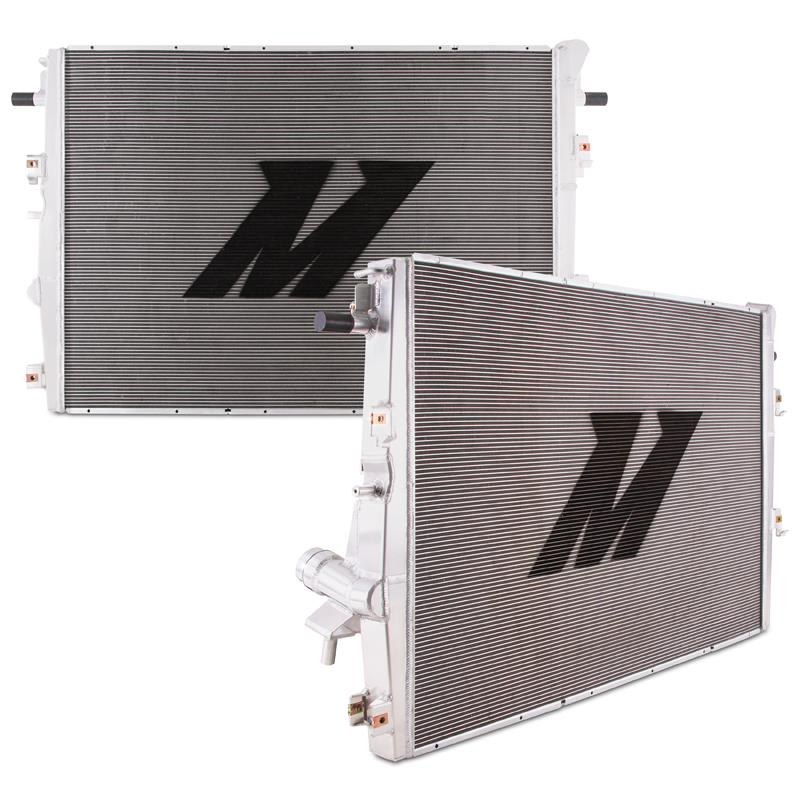 Mishimoto Radiator, Direct Fit for 2017 and Up Ford 6.7 Liter Powerstroke, 62 Percent Increase IN Coolant Caoacity – MMRAD-F2D-17