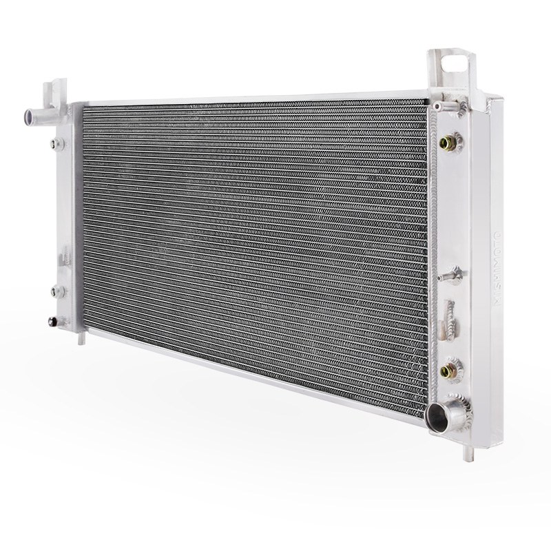 Mishimoto Radiator, 17 Inch Length X 34 Inch Height X 2 Inch Depth Core Dimension, Three Core Rows, Crossflow, Aluminum Core – MMRAD-GMT-99