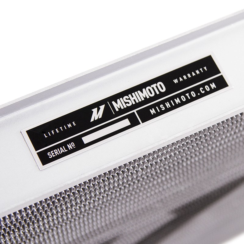 Mishimoto Radiator, 17 Inch Length X 34 Inch Height X 2 Inch Depth Core Dimension, Three Core Rows, Crossflow, Aluminum Core – MMRAD-GMT-99