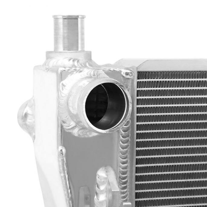 Mishimoto Radiator, 25.03 Inch Length X 20.15 Inch Height X 1.96 Inch Depth Core Dimension, Double Core Row, Crossflow – MMRAD-WK2-12