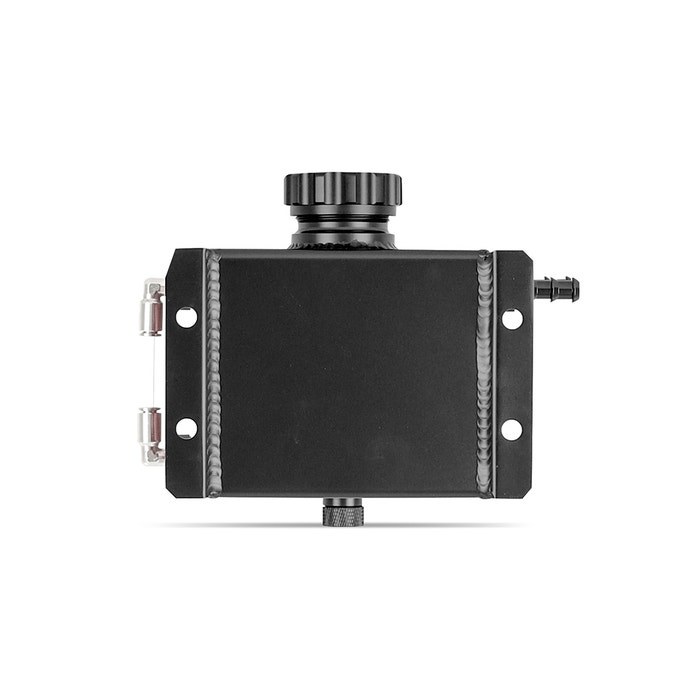 Mishimoto Radiator Overflow Tank, 7.9 Inch Width X 6-3/4 Inch Height, 0.26 Gallon Fluid Capacity, Anodized Black, Aluminum – MMRT-1LBK