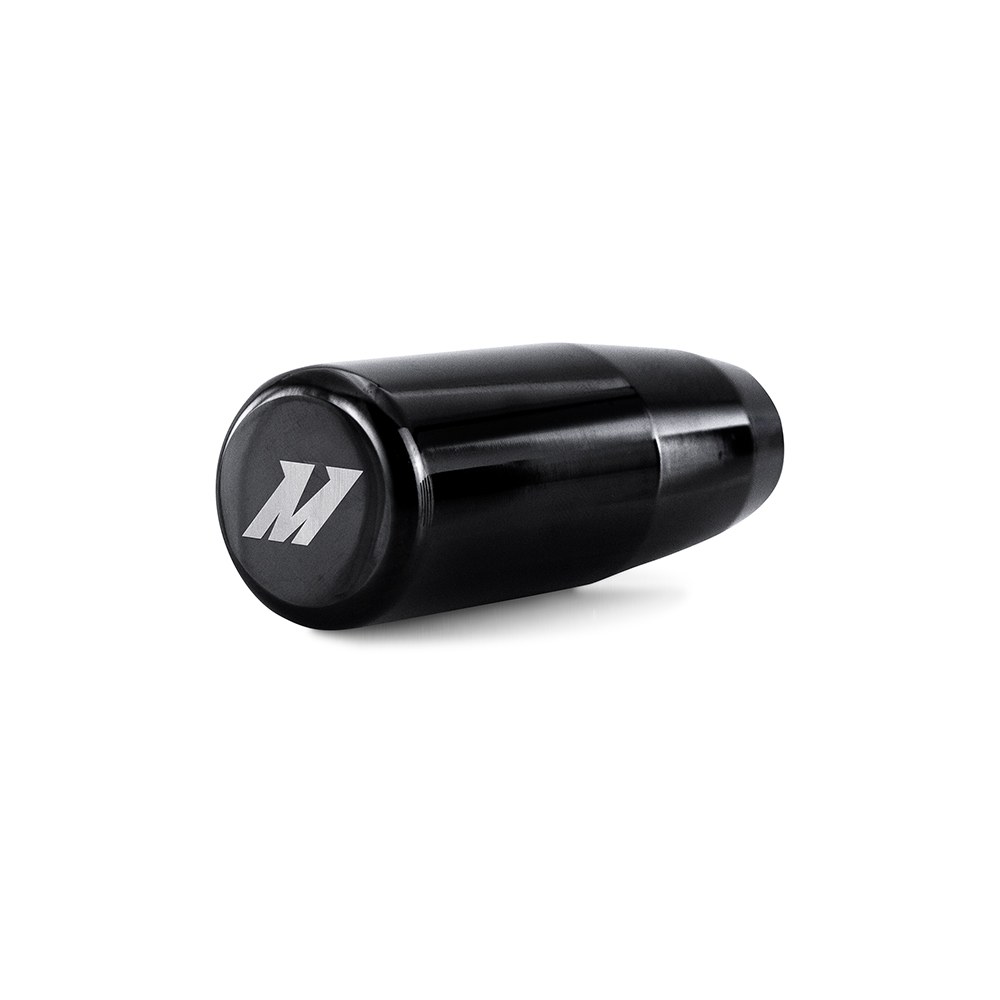Mishimoto Shifter Knob, Manual Transmission, Cylindrical, Threaded, 1.23 Inch Diameter X 3.42 Inch Overall Height, Black, Without Button – MMSK-BK