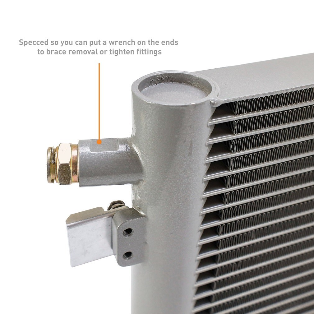 Mishimoto Fluid Cooler, For Transmission Fluid, 22.48 Inch Width X 7.87 Inch Height X 1.54 Inch Depth Overall Dimension – MMTC-RAM-10