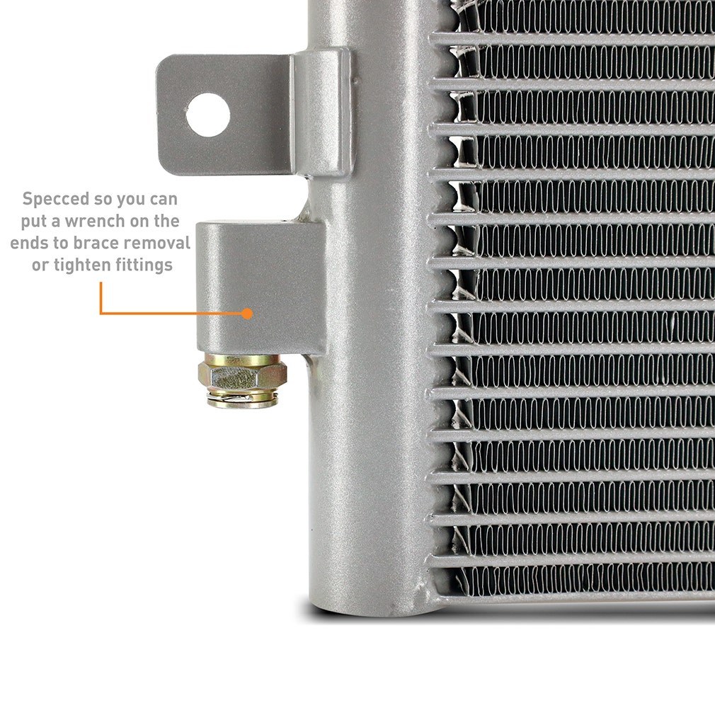 Mishimoto Fluid Cooler, For Transmission Fluid, 22.48 Inch Width X 7.87 Inch Height X 1.54 Inch Depth Overall Dimension – MMTC-RAM-10