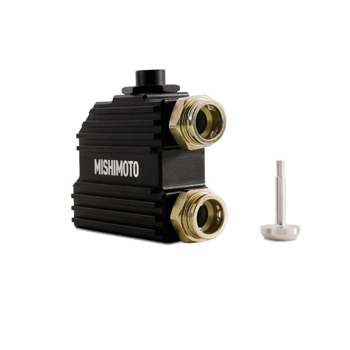 Mishimoto Transmission Oil Cooler Bypass Valve, 2 Inlet/ 2 Outlet Port, Aluminum – MMTC-RAM-TBV