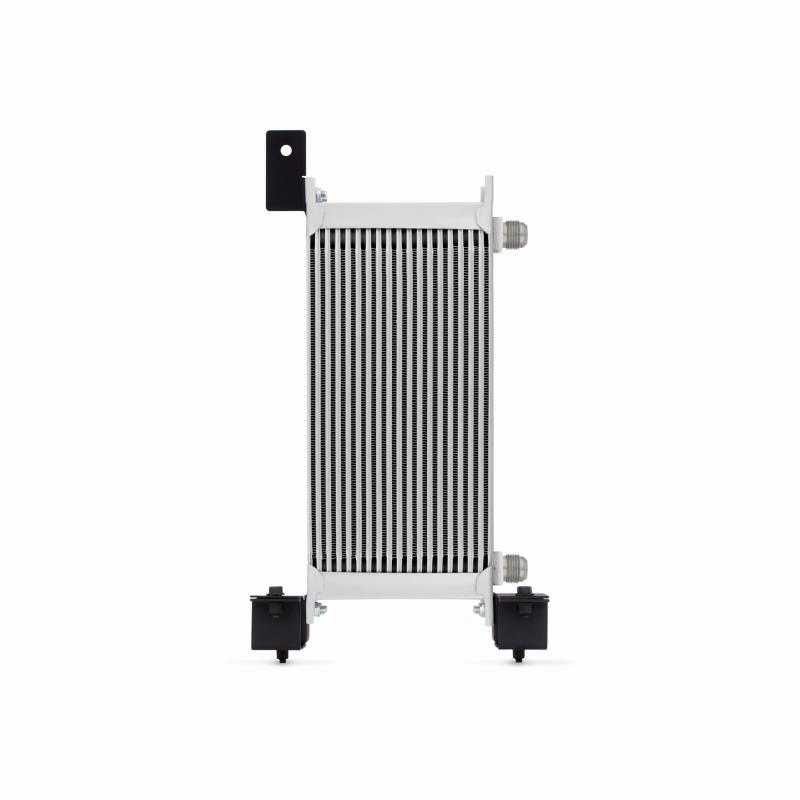 Mishimoto Fluid Cooler, For Transmission Fluid, 19 Row Cooler, Barb Connection, 3/8 Inch Inlet, 3/8 Inch Outlet, Silver – MMTC-WRA-07