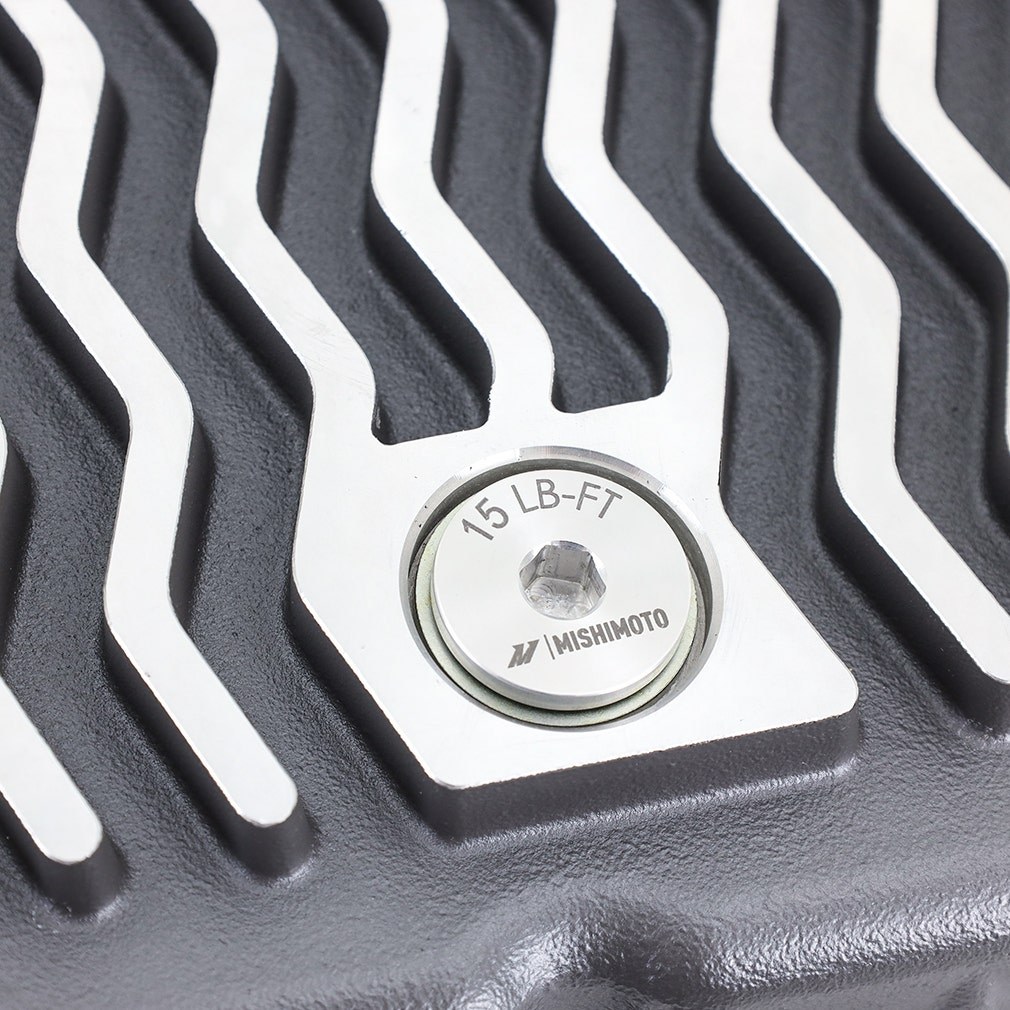 Mishimoto Auto Trans Oil Pan, 68RFE Transmission, 2.6 Quarts Capacity, Gunmetal Gray Powder Coated, Aluminum – MMTP-RAM-07