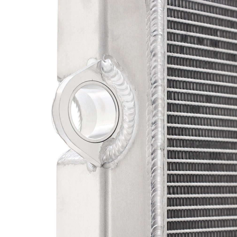 Mishimoto Radiator, 25.59 Inch Length X 23-1/2 Inch Height X 1.57 Inch Depth Core Dimension, Single Core Row, Aluminum – MMRAD-4RUN-03