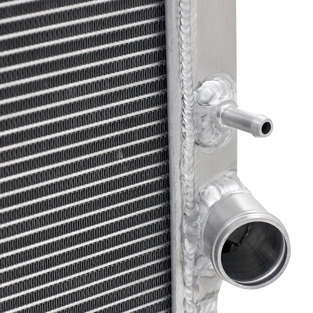 Mishimoto Radiator, 25.59 Inch Length X 23-1/2 Inch Height X 1.57 Inch Depth Core Dimension, Single Core Row, Aluminum – MMRAD-4RUN-03