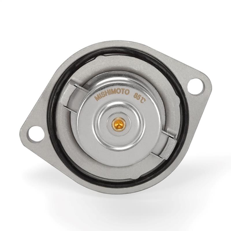 Mishimoto Thermostat Housing, Cast Aluminum, O-Ring Seal, With 185 Degree Fahrenheit Activation Temperature Thermostat – MMTS-F2D-03CL