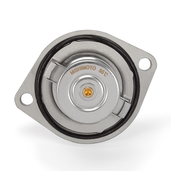 Mishimoto Thermostat Housing, Cast Aluminum, O-Ring Seal, With 185 Degree Fahrenheit Activation Temperature Thermostat – MMTS-F2D-03CL