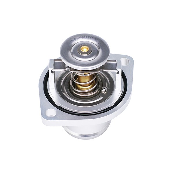 Mishimoto Thermostat Housing, Straight Neck, Aluminum, O-Ring Seal, Silver – MMTS-F2D-03FL