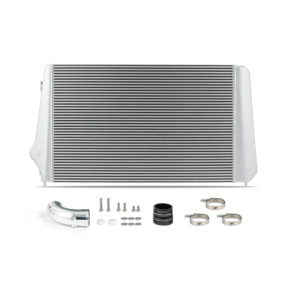Mishimoto Intercooler, Air to Air, 45.8 Inch Length X 4.92 Inch Width X 23.85 Inch Height Overall Dimension – MMINT-DMAX-17SL