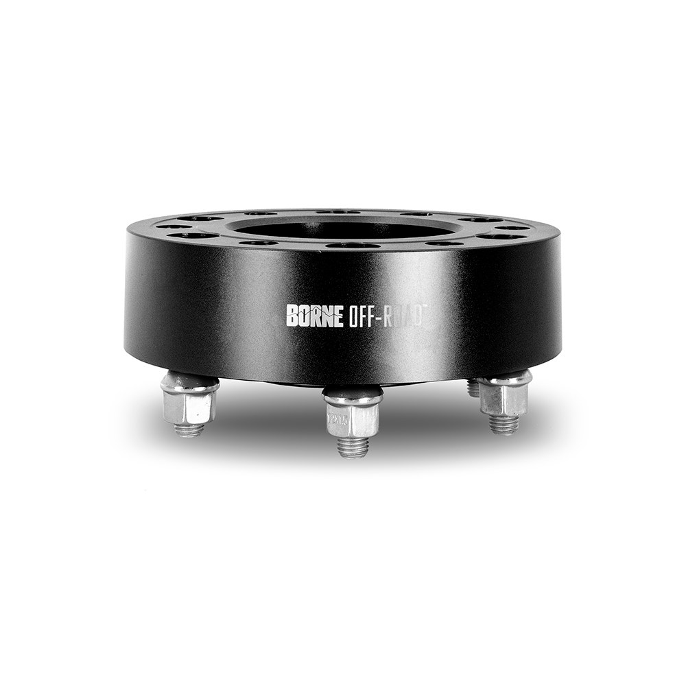 Mishimoto Wheel Spacer, 6 X 139.7 Millimeter Bolt Pattern, 50 Millimeter/ 2 Inch Thickness, Wheel Stud Mount, Hub Centric Mounting – BNWS-001-500BK