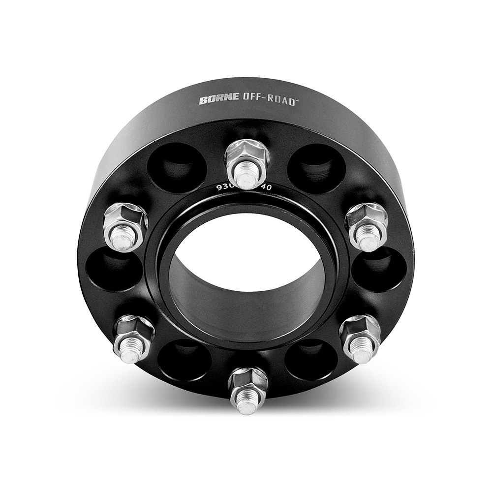 Mishimoto Wheel Spacer, 6 X 139.7 Millimeter Bolt Pattern, 50 Millimeter/ 2 Inch Thickness, Wheel Stud Mount, Hub Centric Mounting – BNWS-001-500BK