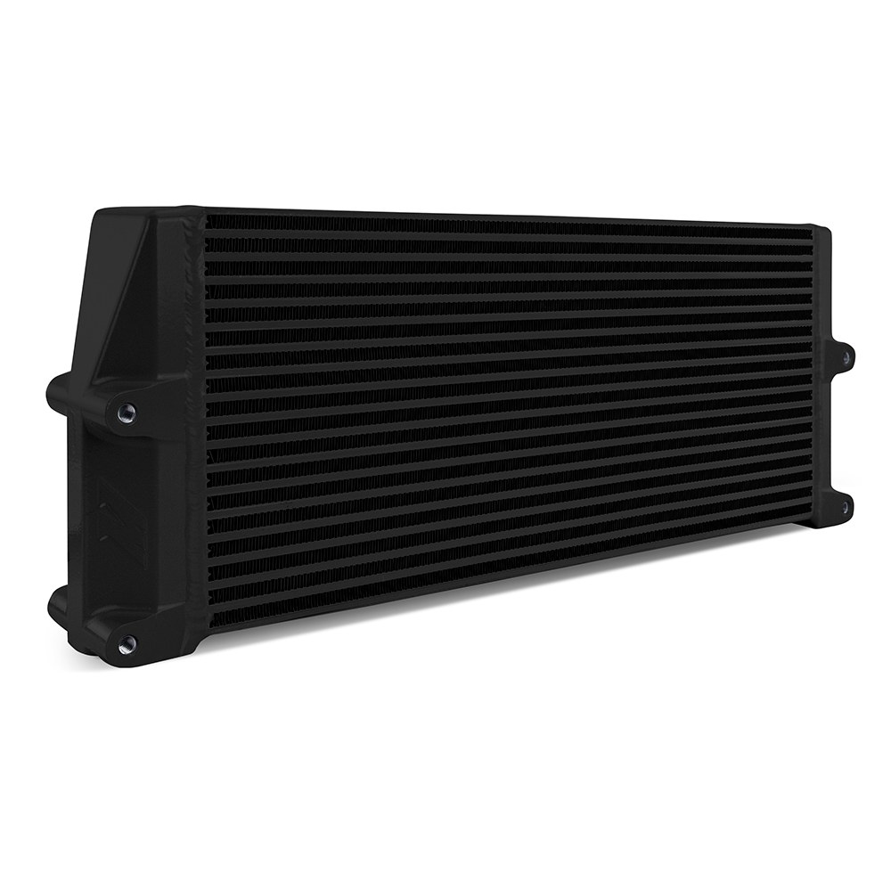 Mishimoto Fluid Cooler, For Engine Oil, 17.4 Inch Length X 7-1/2 Inch Height X 2-1/2 Inch Depth Core Dimension, 12 Row Cooler – MMOC-F2D-11KBK