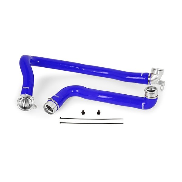 Mishimoto Radiator Hose, Blue, Silicone, 330 Degree Fahrenheit Maximum Temperature – MMHOSE-F2D-11BL