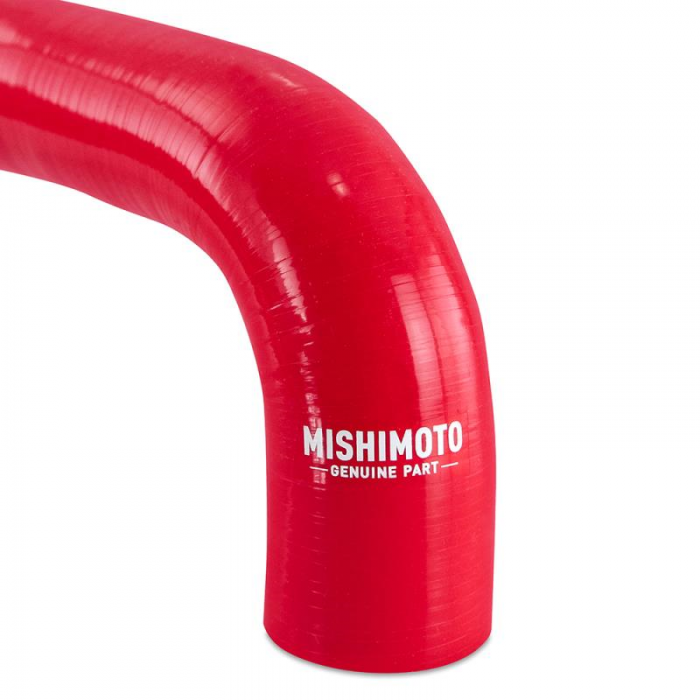 Mishimoto Radiator Hose, Red, Silicone, 1.25 Inch HOSE1 and 1.41 Inch Hose 2 Inner Diameter – MMHOSE-RGR-19RD