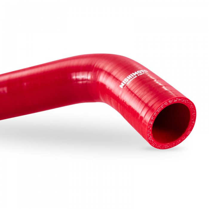 Mishimoto Radiator Hose, Red, Silicone, 1.25 Inch HOSE1 and 1.41 Inch Hose 2 Inner Diameter – MMHOSE-RGR-19RD