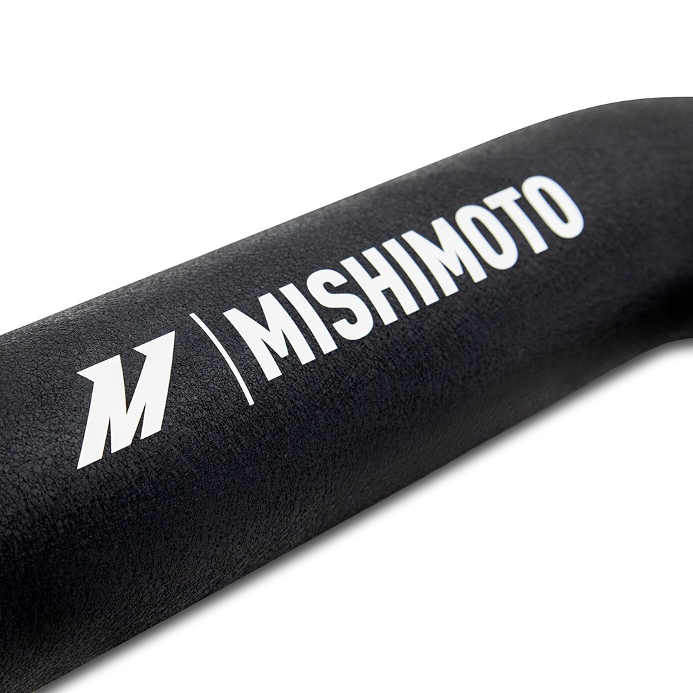 Mishimoto Turbocharger Intercooler Pipe, Powder Coated Finish, Wrinkle Black, Aluminum – MMICP-F2D-99KWBK