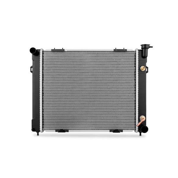 Mishimoto Radiator, Crossflow, Aluminum Core with Plastic Tanks, With Transmission Cooler, Single – R1394