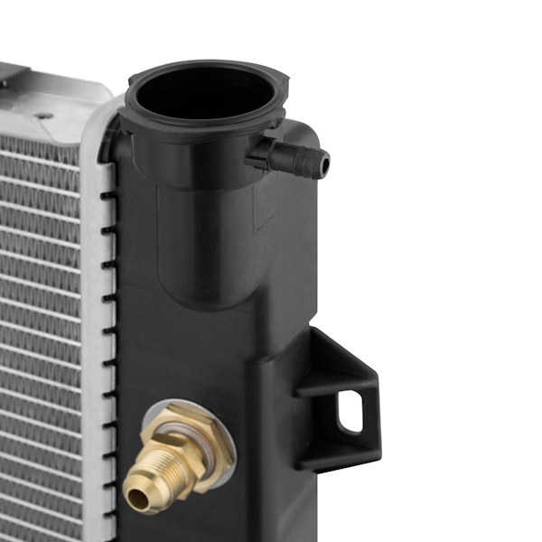 Mishimoto Radiator, Crossflow, Aluminum Core with Plastic Tanks, With Transmission Cooler, Single – R1394