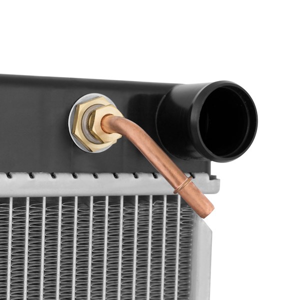Mishimoto Radiator, Crossflow, Aluminum Core with Plastic Tanks, With Transmission Cooler, Single – R1394