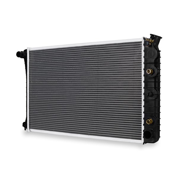 Mishimoto Radiator, 26-1/2 Inch Length X 17 Inch Height X 1.875 Inch Depth Core Dimension, Aluminum, 1.3125 Inch Inlet X 1.5625 Inch Outlet – R162-AT