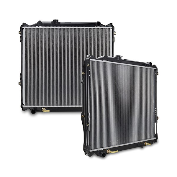 Mishimoto Radiator, 22-5/8 Inch Length X 25-1/4 Inch Height X 1 Inch Depth Core Dimension, Single Core Row, Downflow, Aluminum Core – R1998-AT