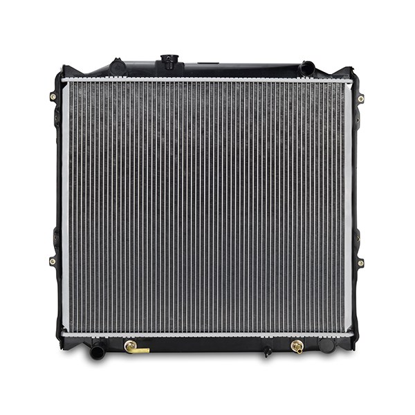 Mishimoto Radiator, 22-5/8 Inch Length X 25-1/4 Inch Height X 1 Inch Depth Core Dimension, Single Core Row, Downflow, Aluminum Core – R1998-AT