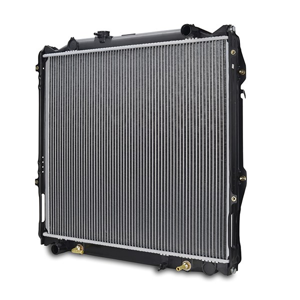 Mishimoto Radiator, 22-5/8 Inch Length X 25-1/4 Inch Height X 1 Inch Depth Core Dimension, Single Core Row, Downflow, Aluminum Core – R1998-AT
